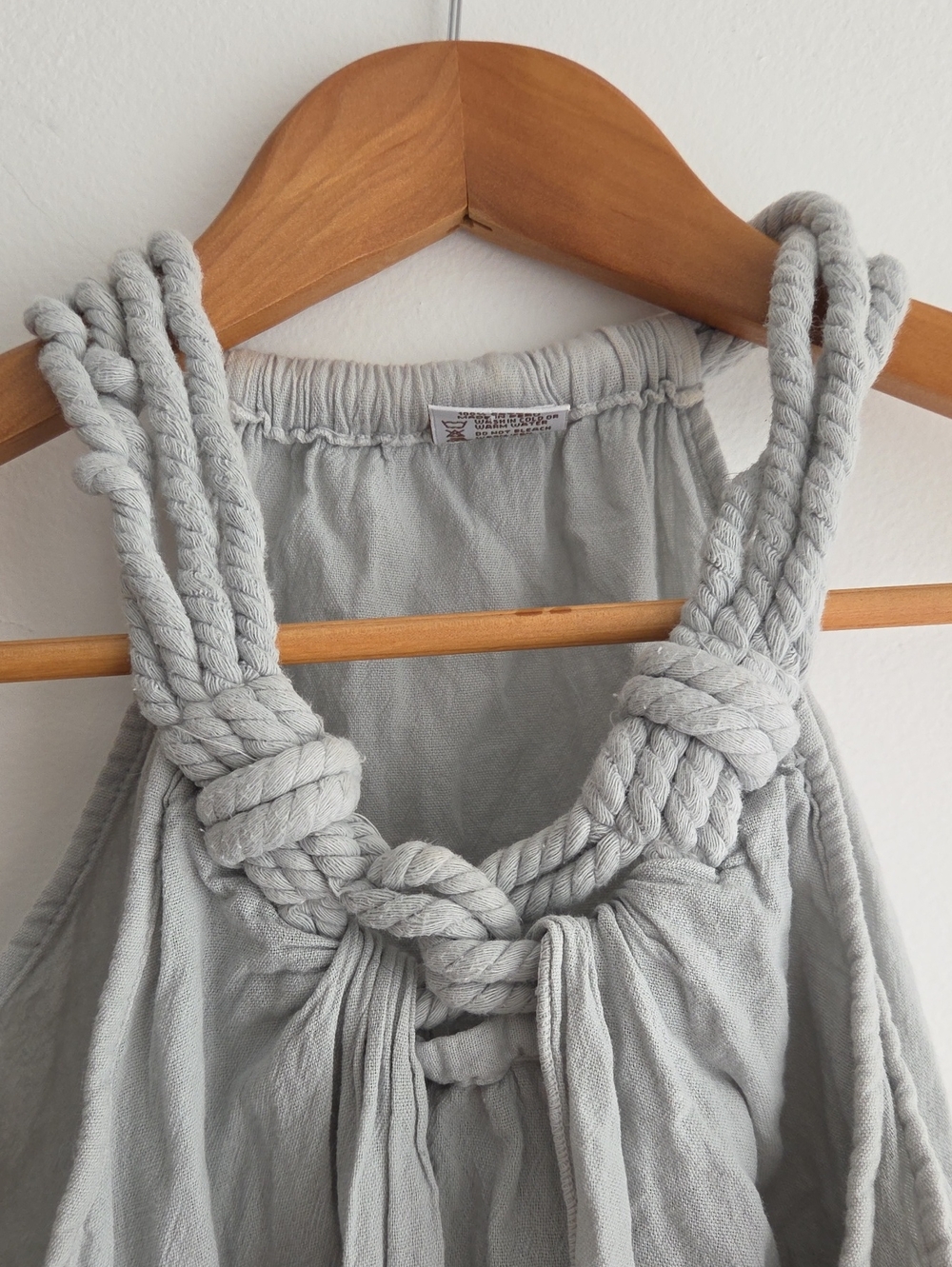 Nautical Rope Grey Tank Blouse - Picture 4 of 8